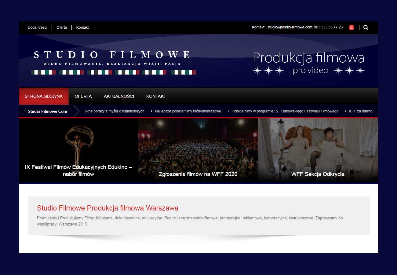 Studio-Filmowe-Warszawa-Produkcja-Filmowa